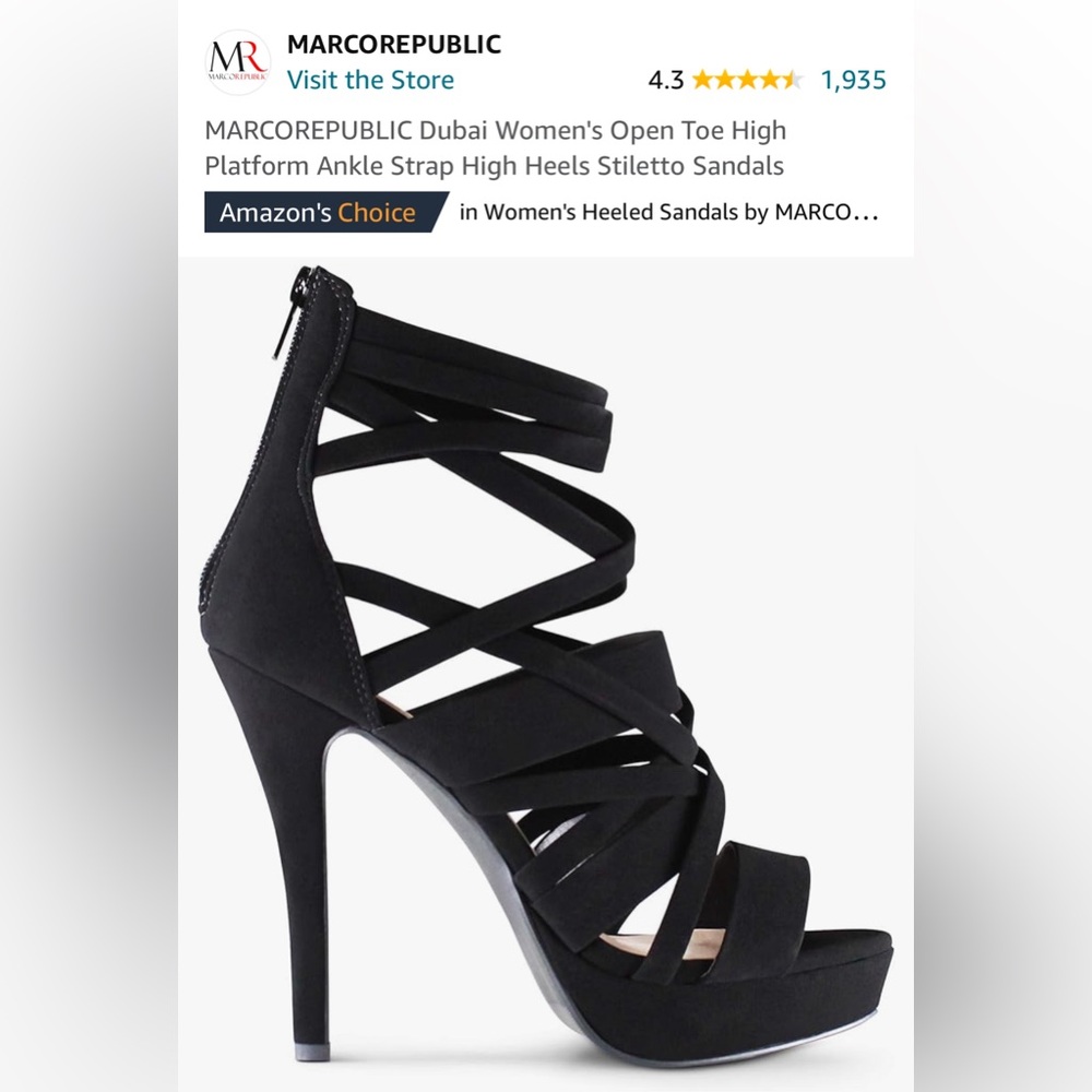 Brand new. Never worn. Sexy comfort heels.